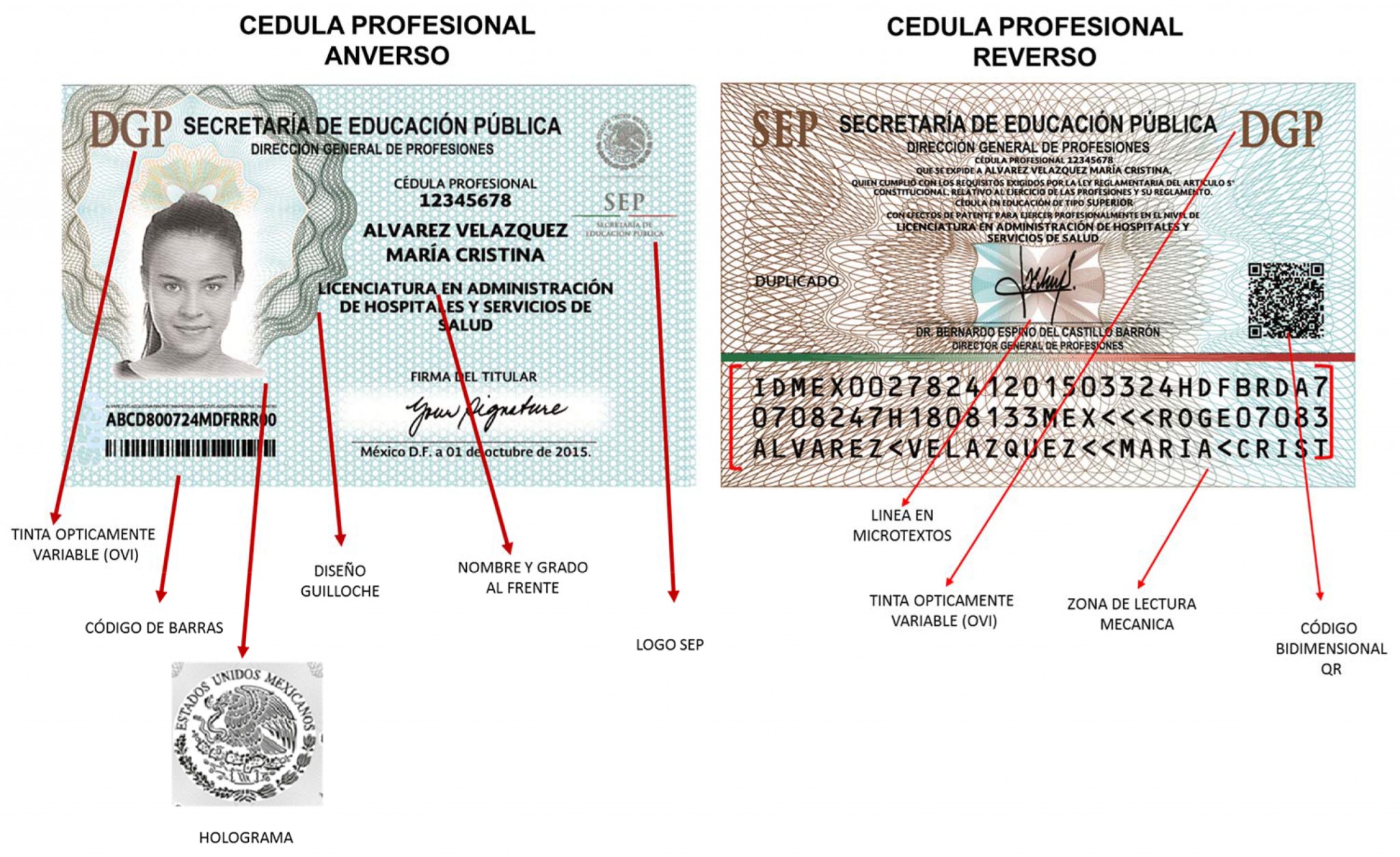 ¿Qué significa C2 en cédula profesional?